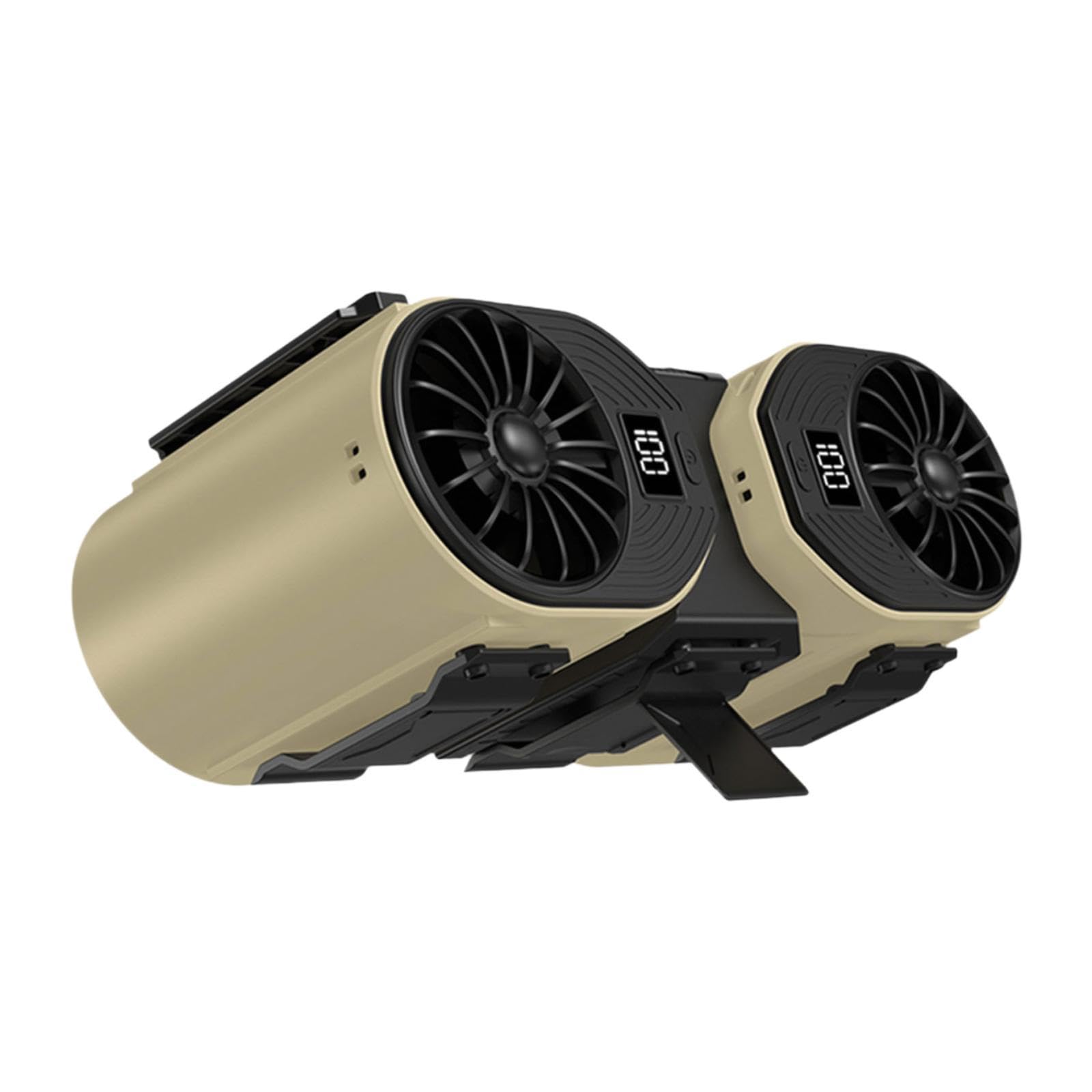 Ventilateur de taille vert portable pour utilisation active en extérieur