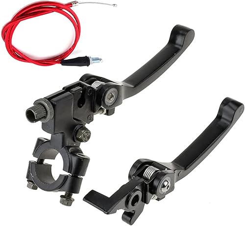 Miniatura 2 de KAKO - Palancas de freno de embrague para manillar de 0.866 in, 7/8 pulgadas, apto para 110 cc, 125 cc, 140 cc, TTR, SSR, Xmotos, Apollo 125, Pit