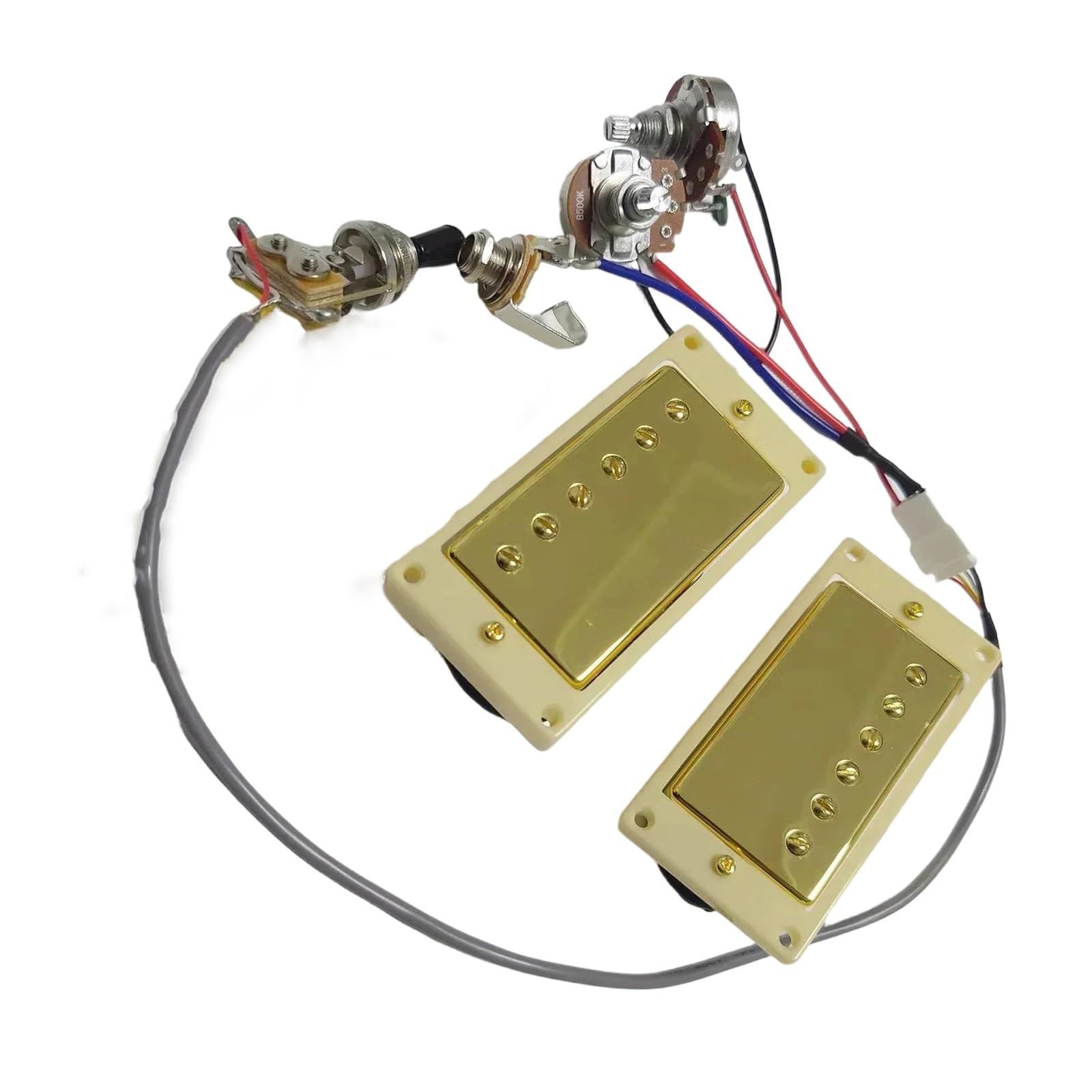Części Zamienne Do Przetworników Humbucker 4C Z Wiązką Przewodów 1V1T Do Gitar Elektrycznych