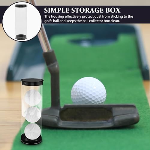 Miniatura 9 de CLISPEED Caja de 2 piezas de pelotas de golf, maleta, soporte de pelota de golf, estuche portátil para pelotas de golf, organizadores de golf, tubos