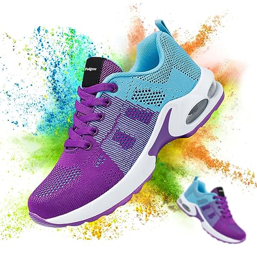 Padgene Womens Sneakers Air Cushion Running Shoes Lightweight Tennis Walking Shoes Mesh Breathable Gym Work Fashion Sneakers Athletic Comfortable Casual - Image 5