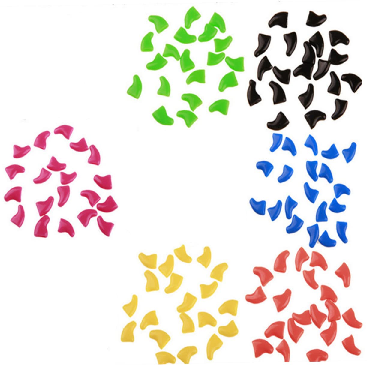 Kisangel 360 Pièces Couvre-Ongles pour Chat Couvre-Griffes de Chat Casquettes de Griffe de Chat Casquettes à Griffes