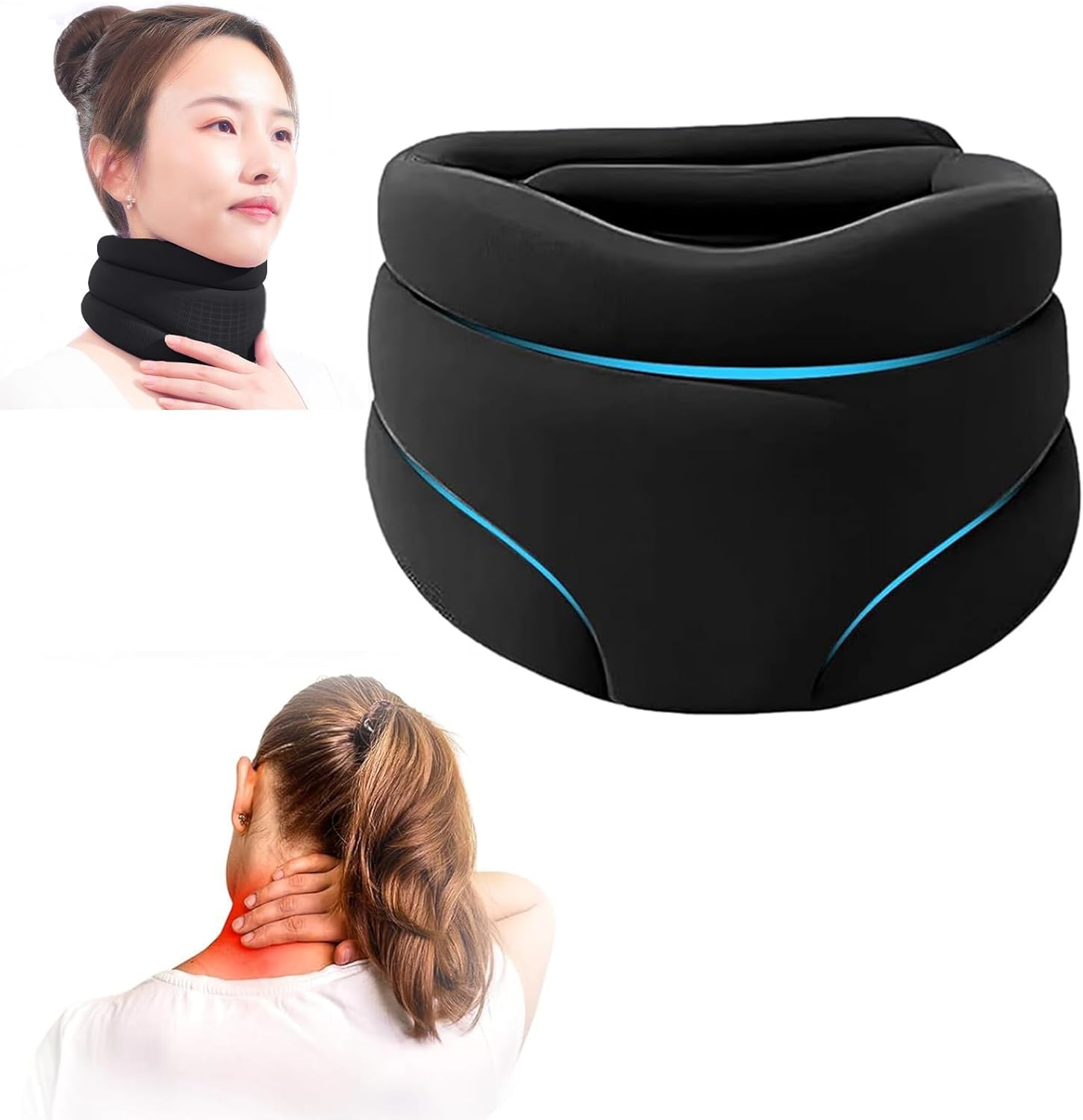 Cervicorrect Neck Brace, Soft Neck Brace Cervical CollarCervical Neck Brace for Snoring, Neck