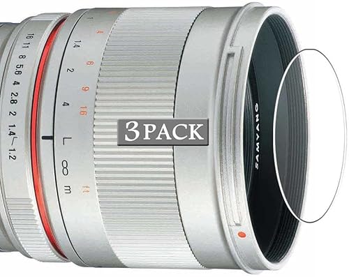 Miniatura 1 de Vaxson 3-Pack Screen Protector, compatible with SAMYANG 50mm F1.2 AS UMC CS TPU Film Protectors Sticker  Not Tempered Glass