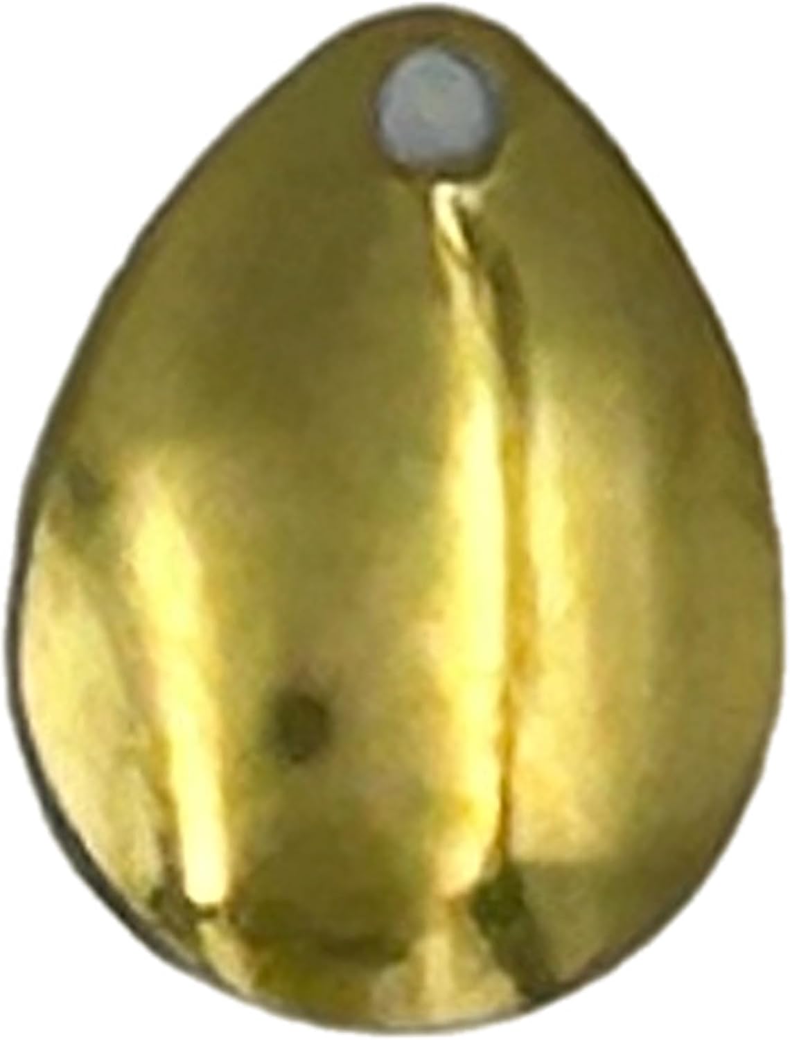 Colorado Brass Smooth Spinner Blade for Lure Making Supplies, DIY Lure Part for Spinnerbait Inline Spinner Blade Made in USA 25 Pack Size #5 - #0