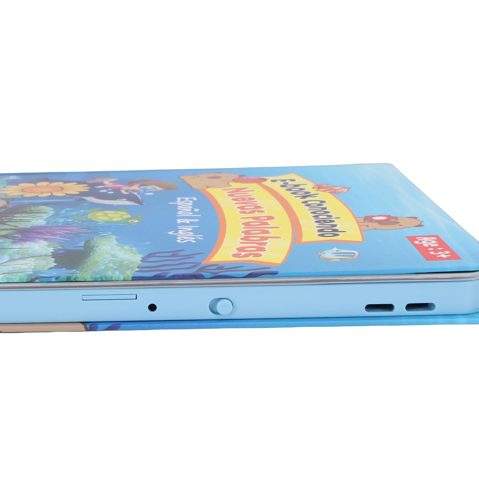 Bewinner Libro de Sonido Bilingüe Español Inglés Herramienta de Aprendizaje Interactivo para Niños 29x25cm para Educación Temprana