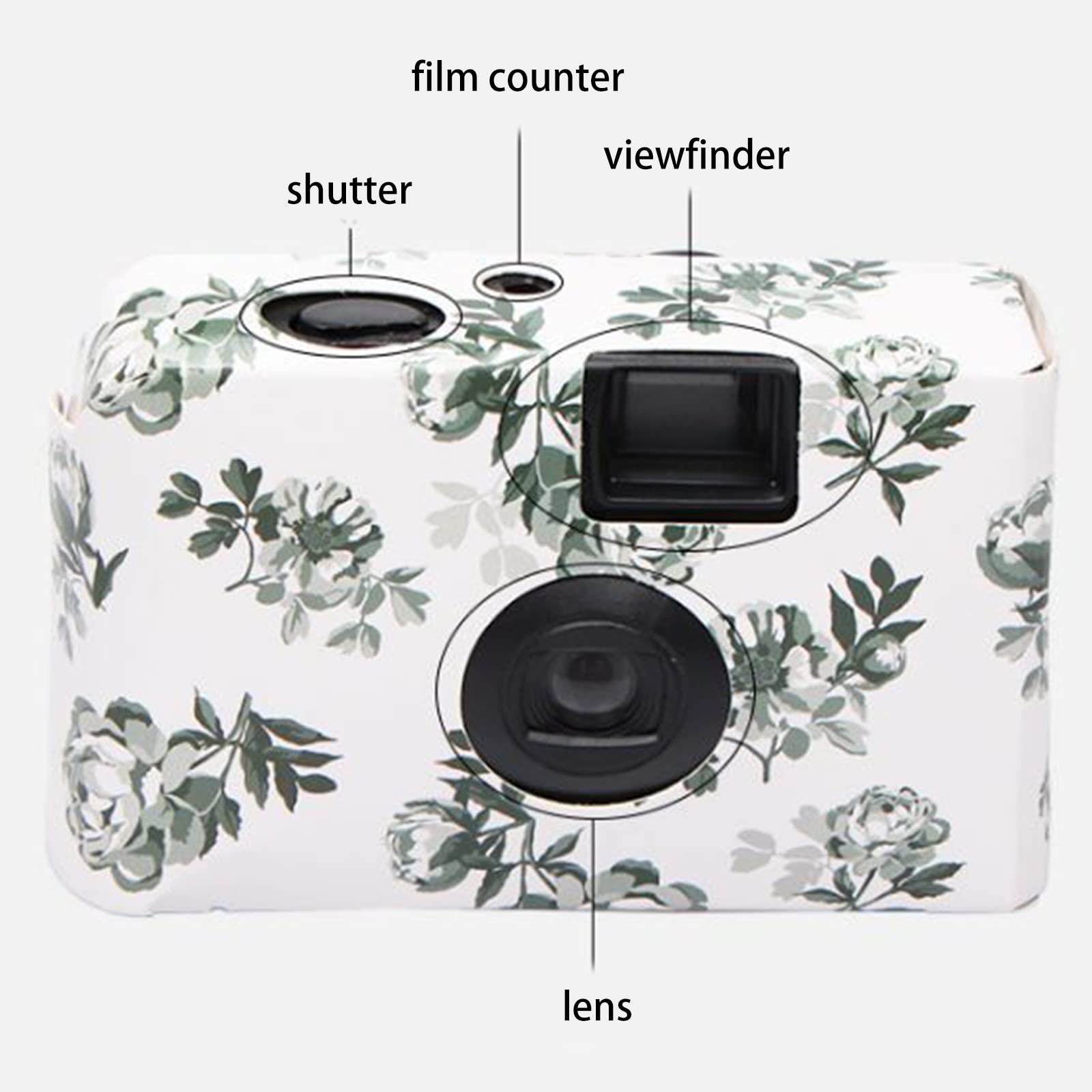 17 Stück Filme+ 1x 35mm Einwegkamera Einwegfilmkamera Manuelle Optische Einmalkamera Geschenk Für Kinder