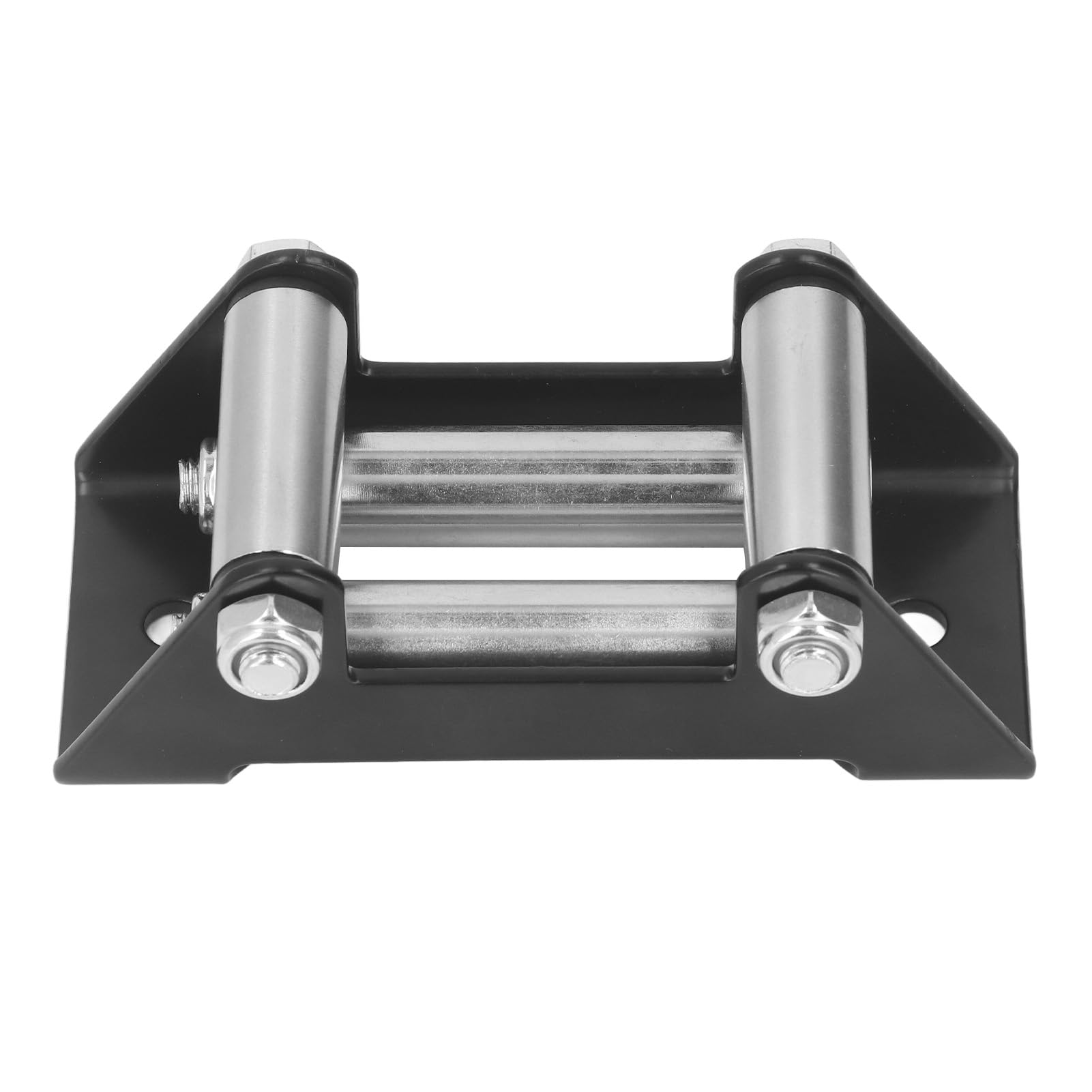 Winch Roller Fairlead Cable Guide 4 Way High Strength Roller Steel Fairlead 4500LB for Electric Winch Roller