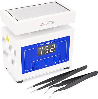WEP 946D IV Soldering Hot Plate Temperature Controlled 210W 100x50mm PCB Preheater Station for SMD BGA Soldering, Rework, Reflow