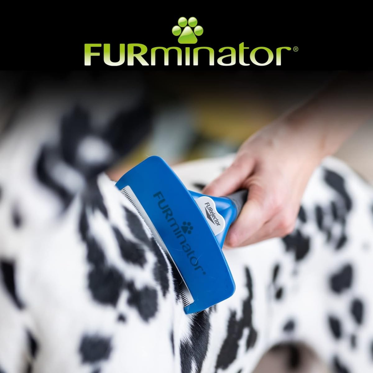 FURminator deShedding, Tool para perros grandes de pelo corto, Cepillo talla L para eliminar el pelo suelto