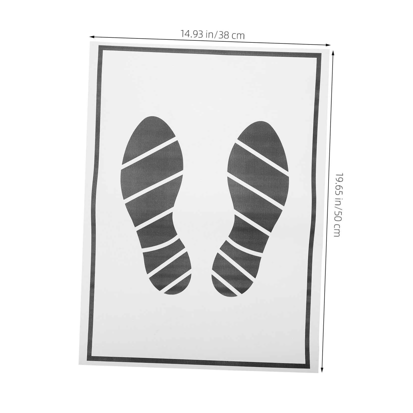 Car Floor Mats 100 Pcs Disposable Paper Foot Mats Portable Paper Vehicle Foot Pads Cover for Auto Supplies — view 9