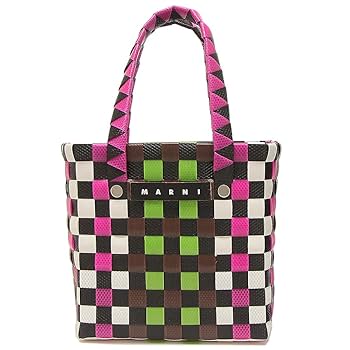 Amazon.co.jp: [マルニ]かごバッグ マルチカラー ウーブン