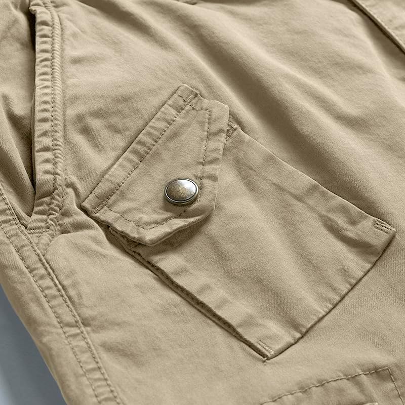 Mens Cargo Joggers–Slim Fit Flex Work Pants with Belt Loops Elastic Waist Zipper Pockets Drawstring Waist–Dynamics LLC - Image 7