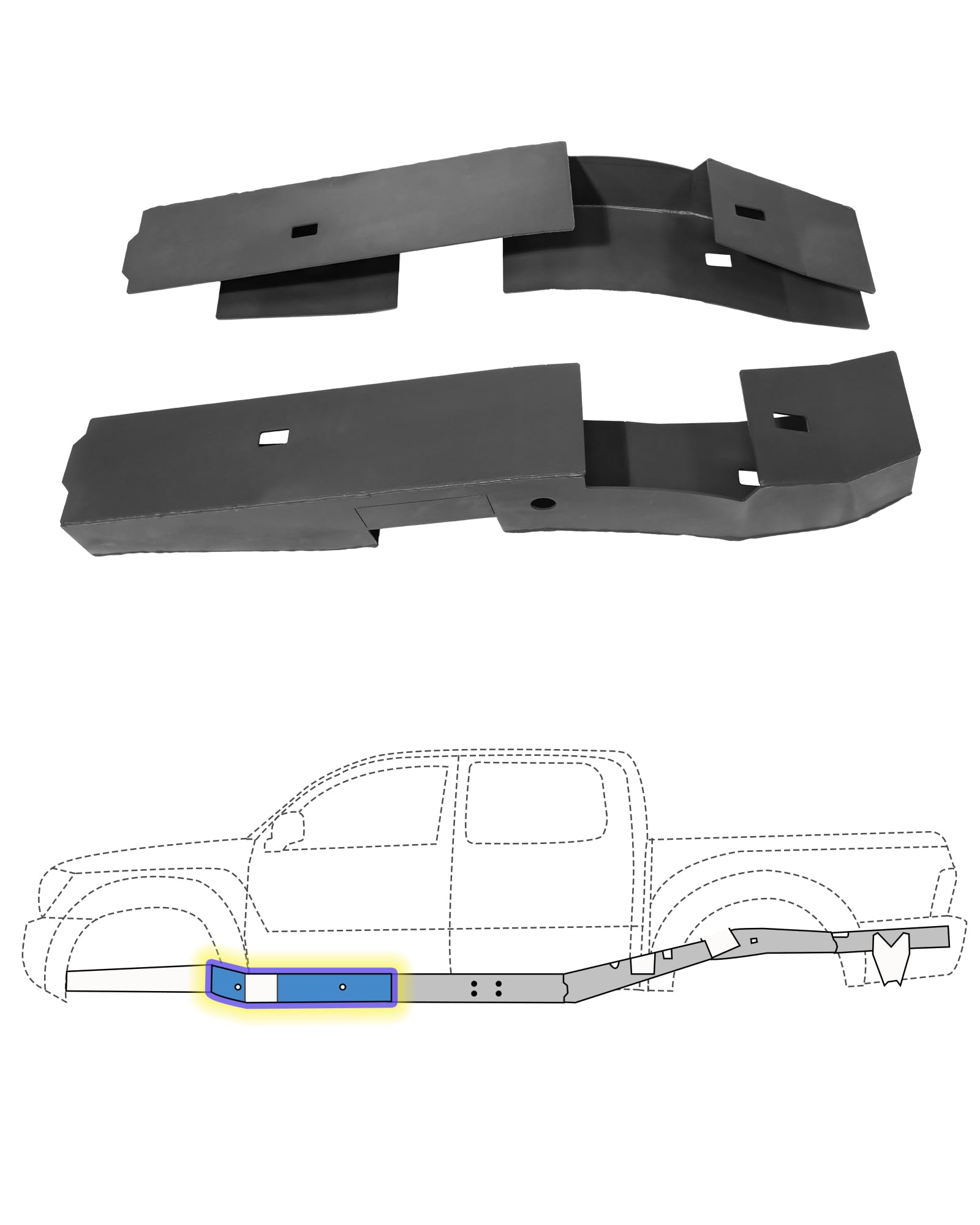 Mountainpeak Front Frame Repair Kit (Tacoma)