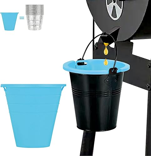 Miniatura 1 de 2 forros reutilizables de silicona para cubos de grasa compatibles con Traeger Pro Series 575780, 202234, Ironwood 650885 y Z Grills, Pit Boss,