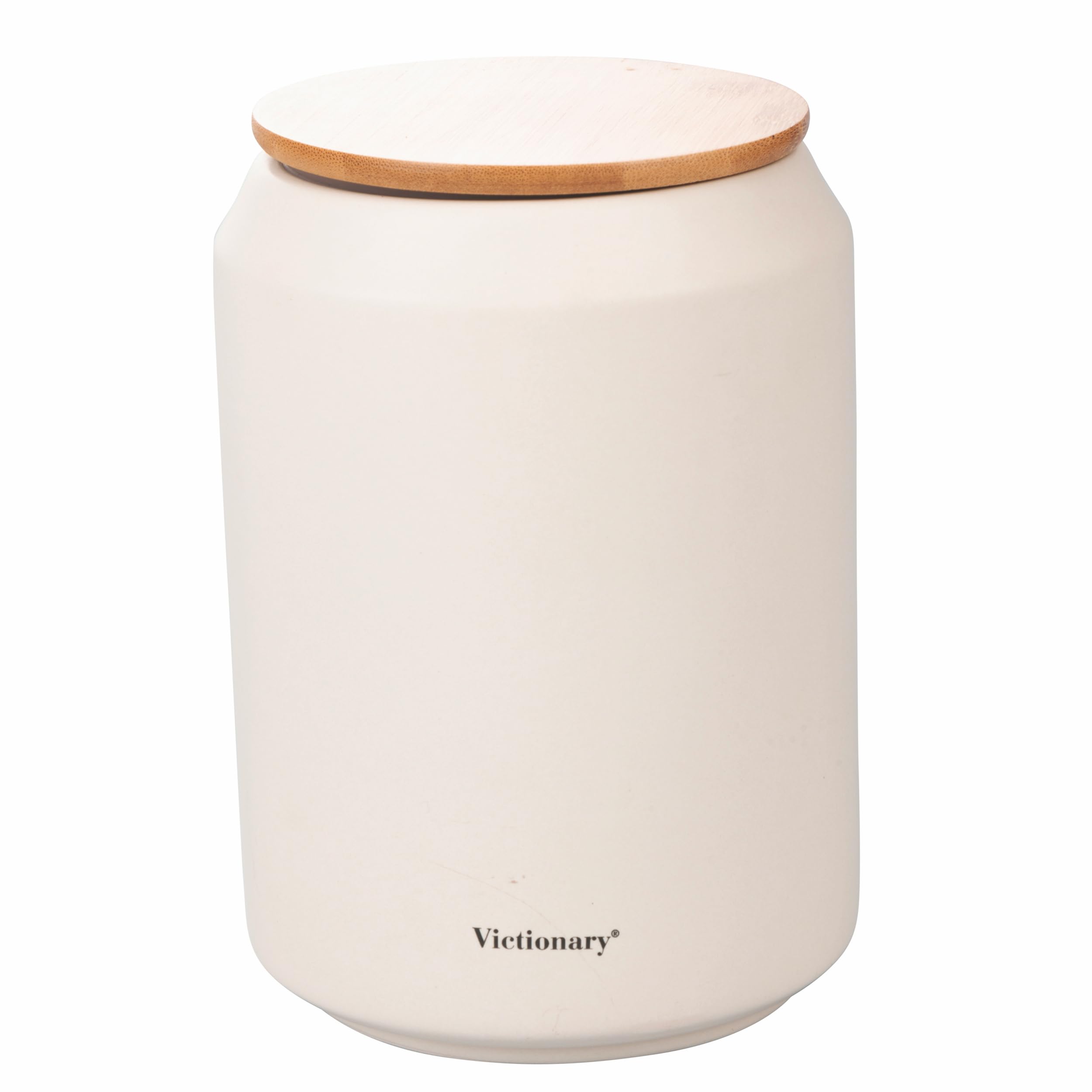 Villa d'Este Home Tivoli Victionary ceramiczny pojemnik na herbatniki 1,7 l, bambusowa pokrywka