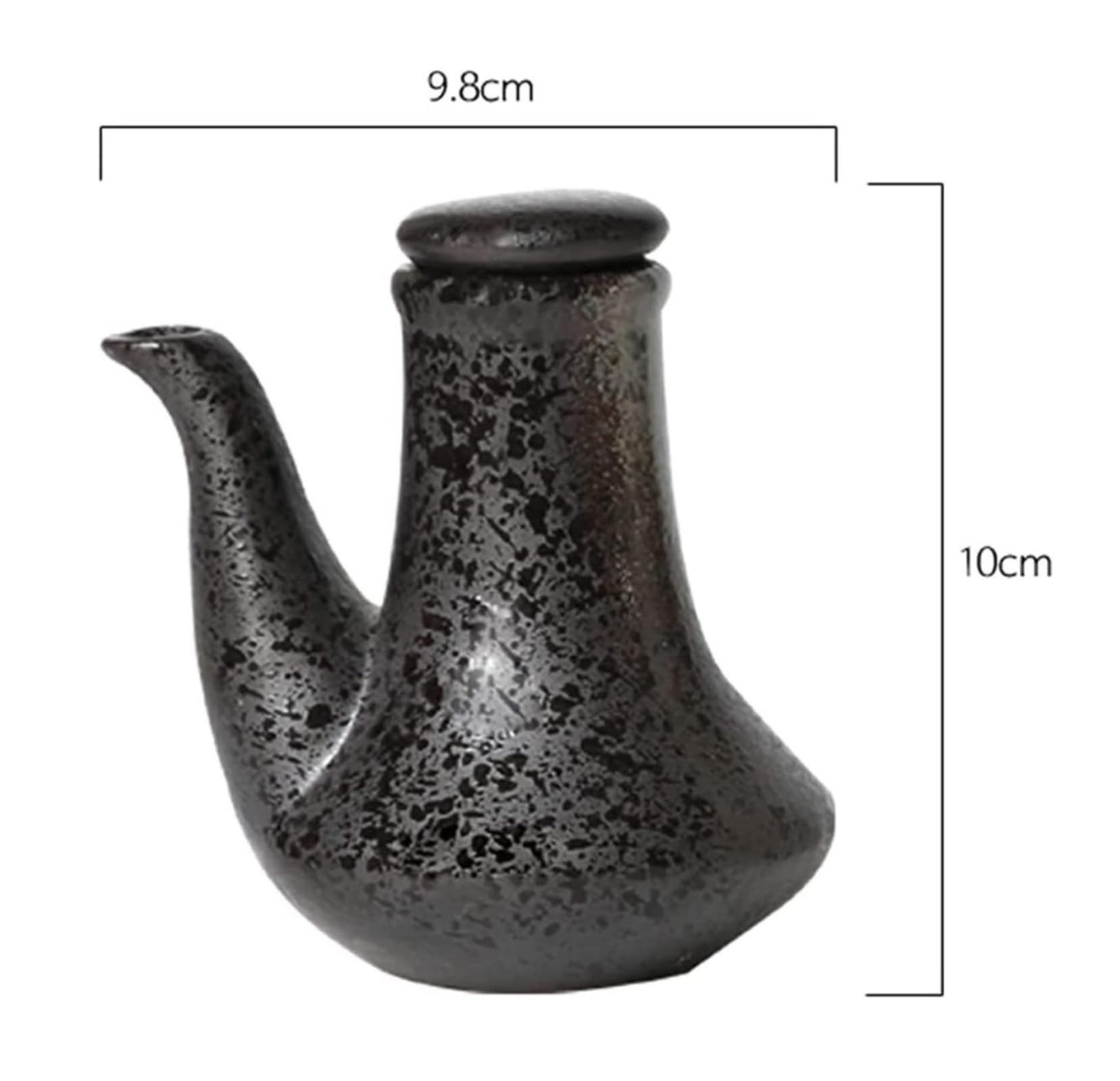 Dosificador de Aceite y Vinagre Dispensador de Aceite y vinagre, Botella de Aceite de cerámica, Botella de Mesa, líquido de Cena de cerámica for Salsa de Soja o vinagre cocinando