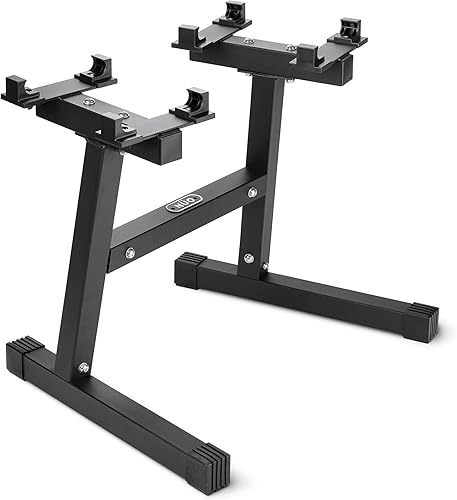 Miniatura 2 de NÜOBELL - Soporte para mancuernas ajustables color negro