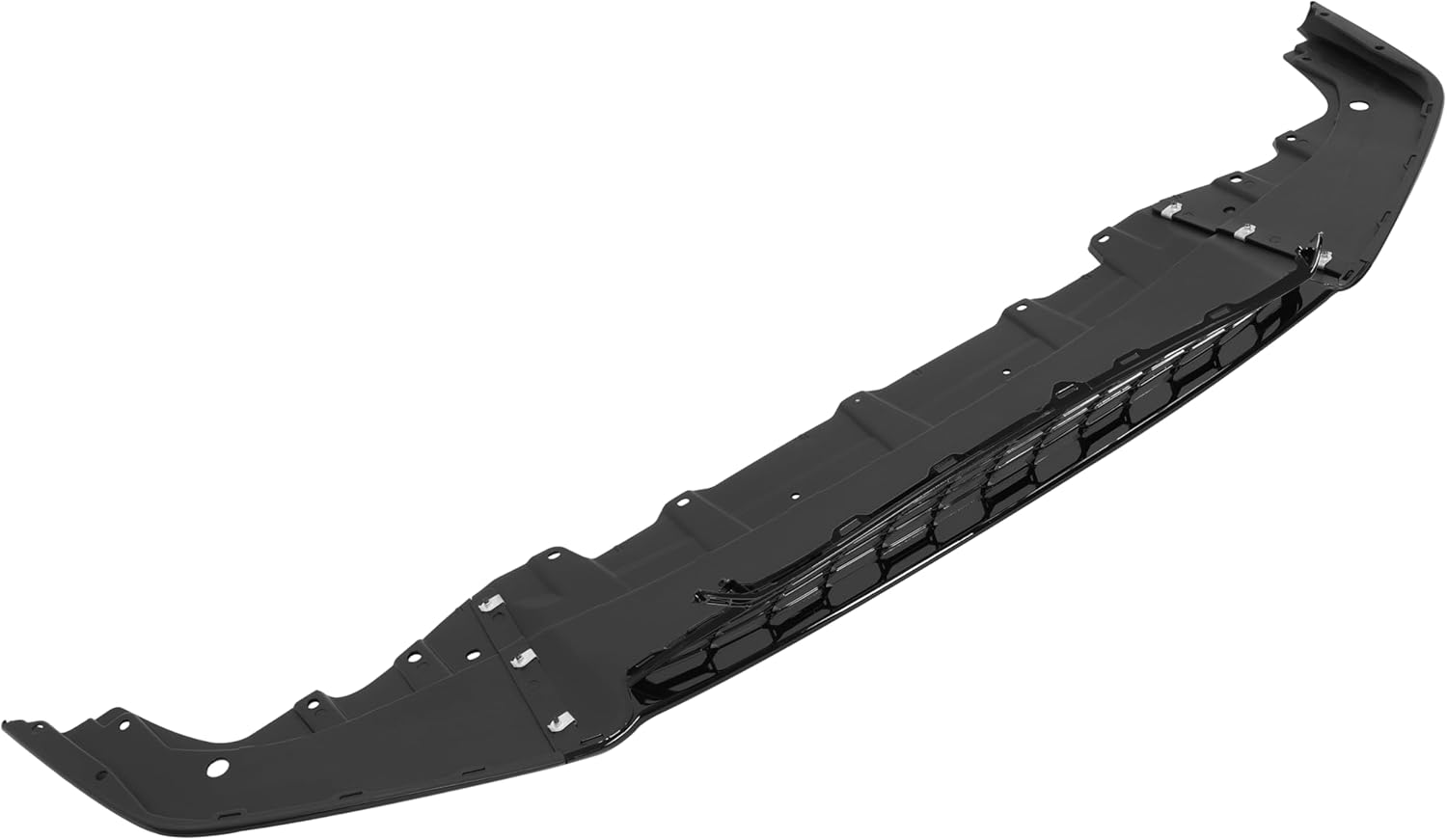 Grill Compatible with 2017-2019 Honda Civic EX EX-L LX Plastic(PP) Front Bumper Grille Gloss Black Replacement for HO1036128 71102TGGA00 W/Hatchback W/o Sport & Tour