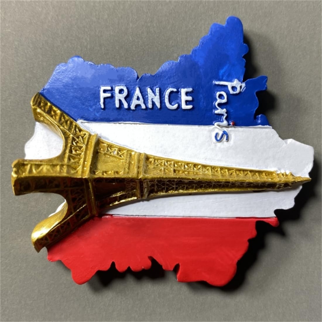 MUYU Magnet Da Frigorifero 3D Torre Eiffel Con Bandiera Francese - Souvenir Di Parigi, Regalo Originale Per Viaggiatori, Decorazione Casa E Cucina