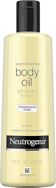 Neutrogena Fragrance-Free Body Oil Light Sesame Formula, Dry...