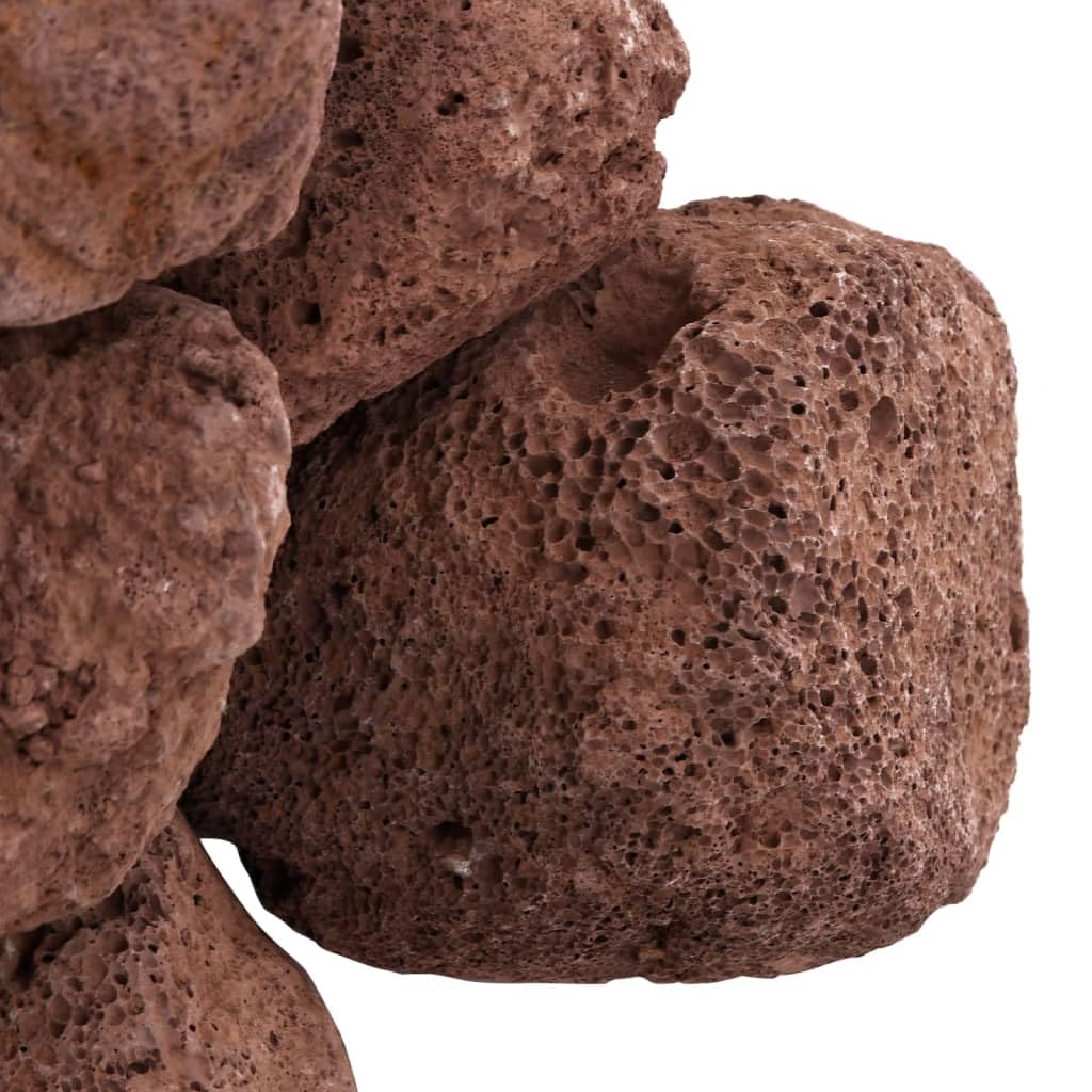 Homgoday Rocce vulcaniche 10 kg rosso 10 – 30 cm, pietra decorativa per acquario, roccia vulcanica, roccia paesaggistica, filtri per acquario, laghetto, griglie a gas, pietre per barbecue e diffusore