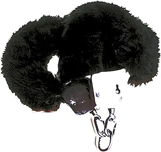 W WIDMANN MILANO Party Fashion - Handschellen mit Plüsch, Rollenspiele, Junggesellinnenabschied, Accessoire, Karneval