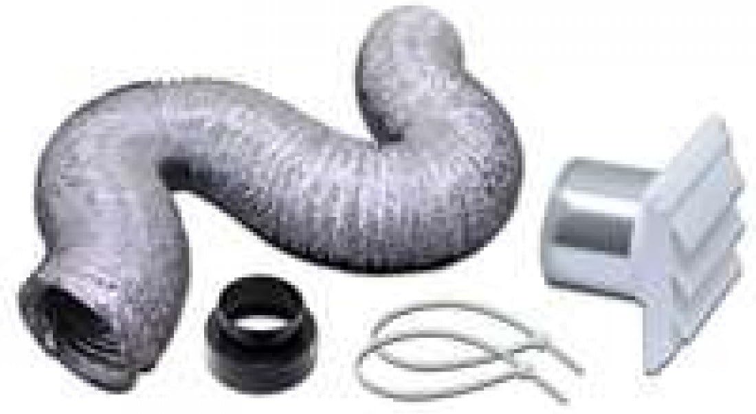 Lambro Available 480l Bathroon Fan Wall Vent Kit, 4" X 5'