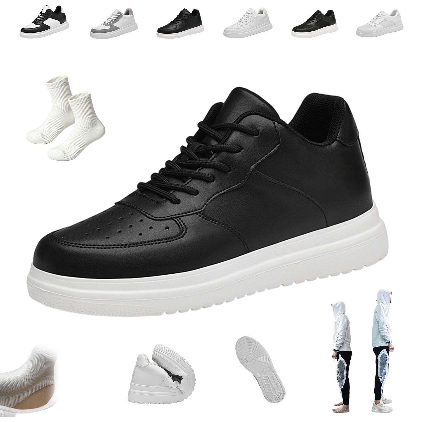 Elevate Shoes Hombre 4/6/8/10 cm, Zapatos Que te Hacen más Alto