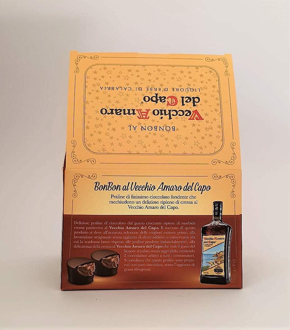 2 Conf. Praline Bon Bon Vecchio Amaro del Capo - Bauletto singolo 250G