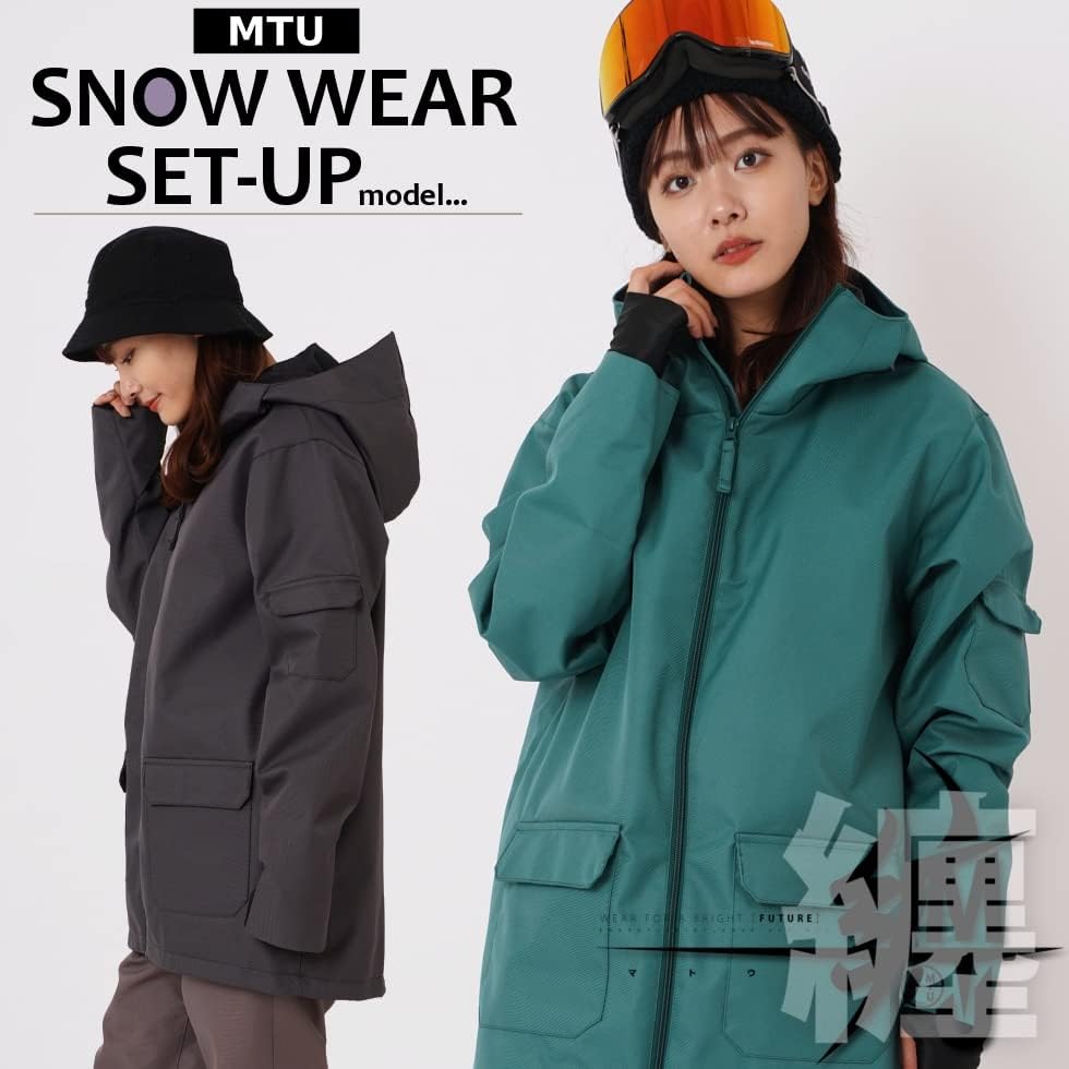 MTU] スノーボードウェア 上下セット レディース メンズ スノボー