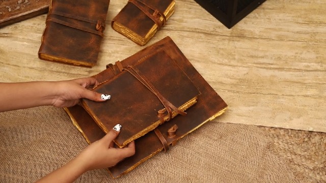 ヴィンテージ手作りジャーナル Old days 10 How to make vintage diary / notebook at home || DIY journal