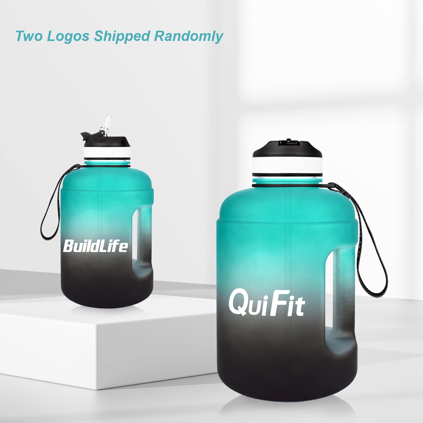 QuiFit 2.2 Litre Motivational Water Bottle - Image 2