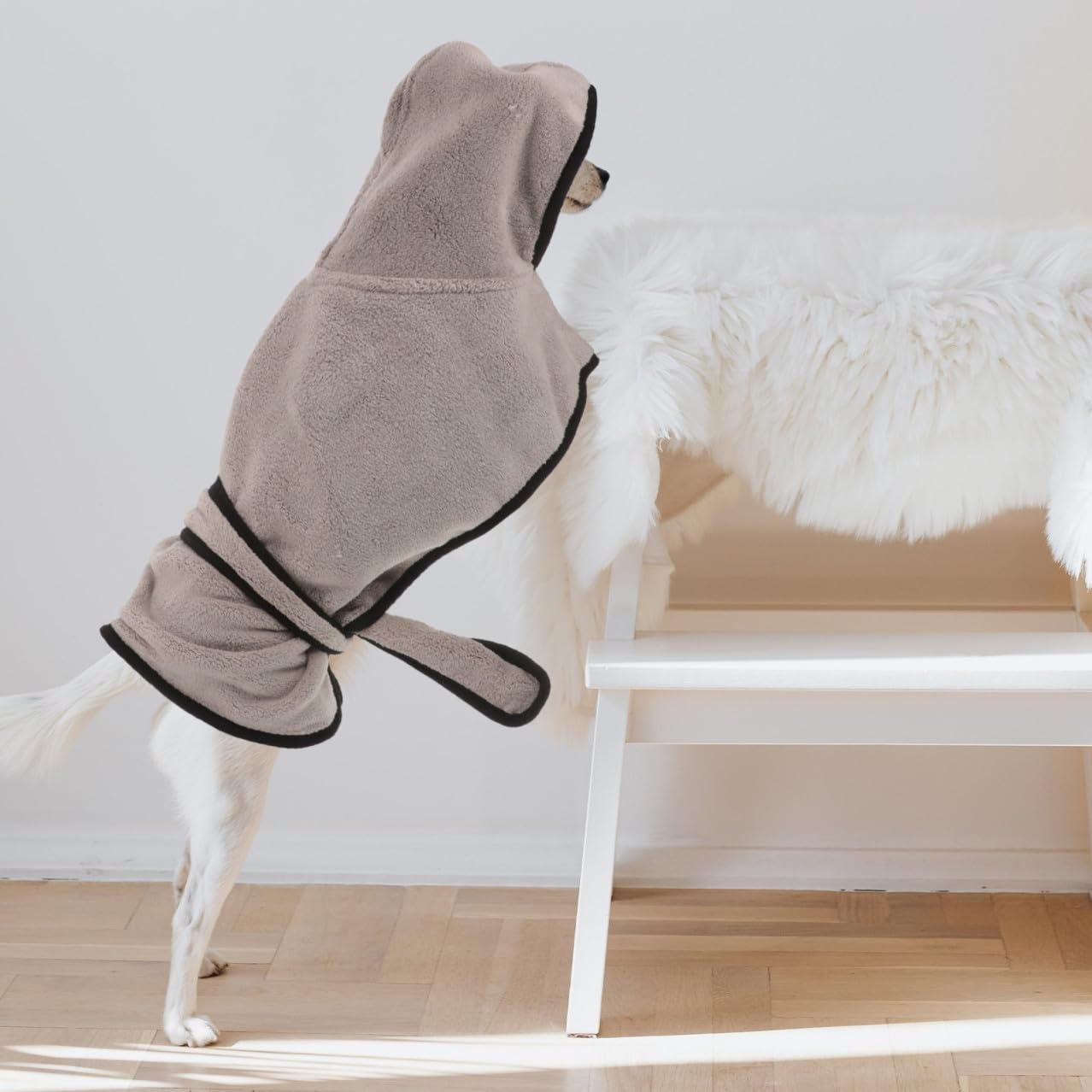 SUPVOX Lot De 3 Adorables Peignoirs pour Chien Faciles À Enfiler Et À Enlever Pyjamas Confortables pour Animaux De Compagnie Serviette De Bain Absorbante pour Animaux De Compagnie