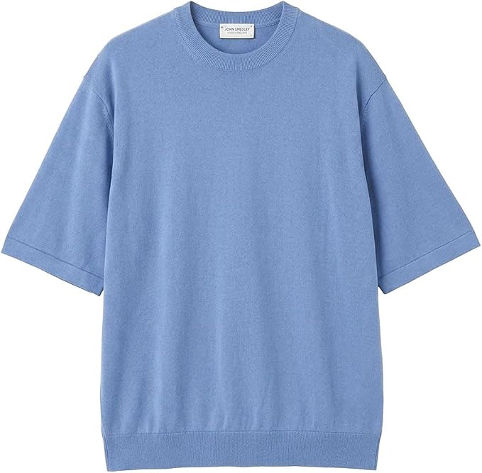 Amazon | [ジョンスメドレー] クルーネック 半袖ニット Mサイズ