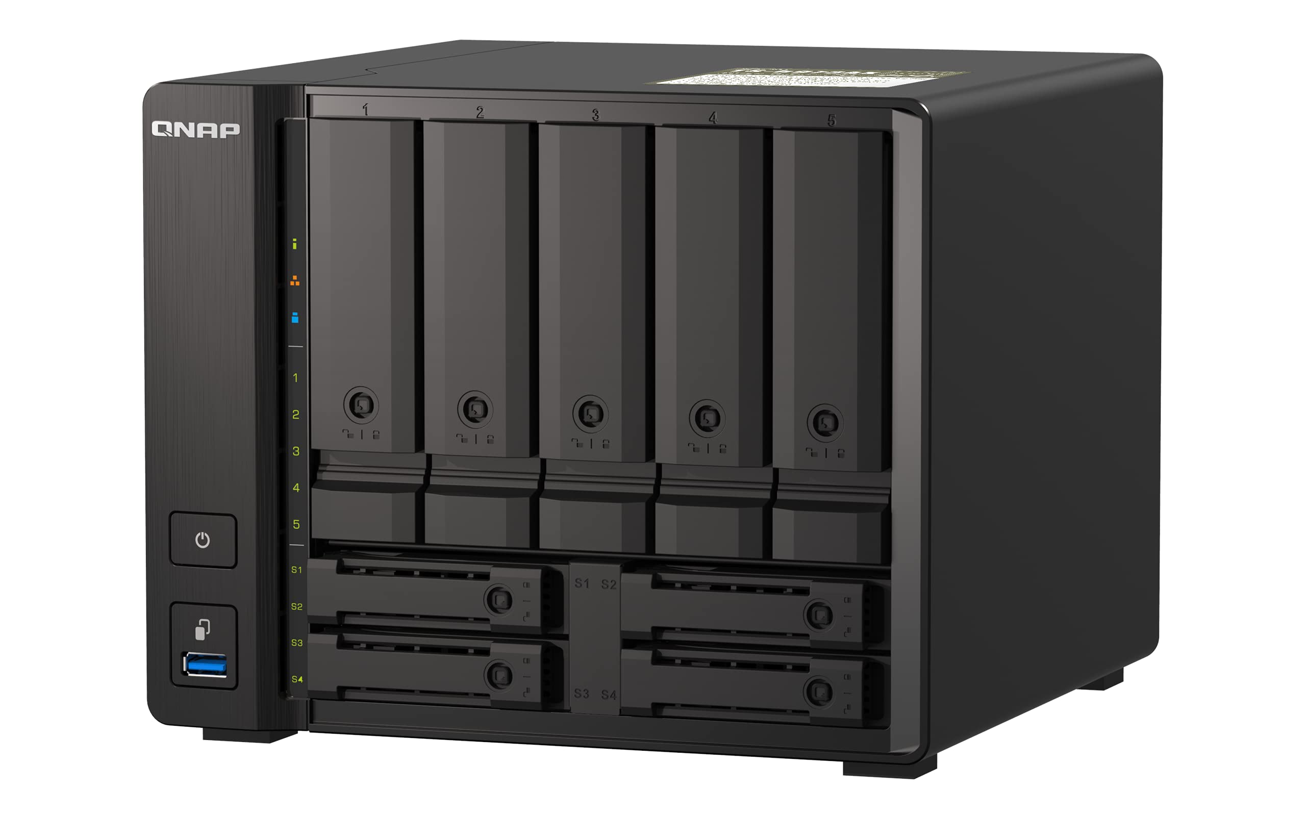 Amazon.com: QNAP 9-Bay NAS with 10GbE, M.2 PCIe 4.0 to U.2