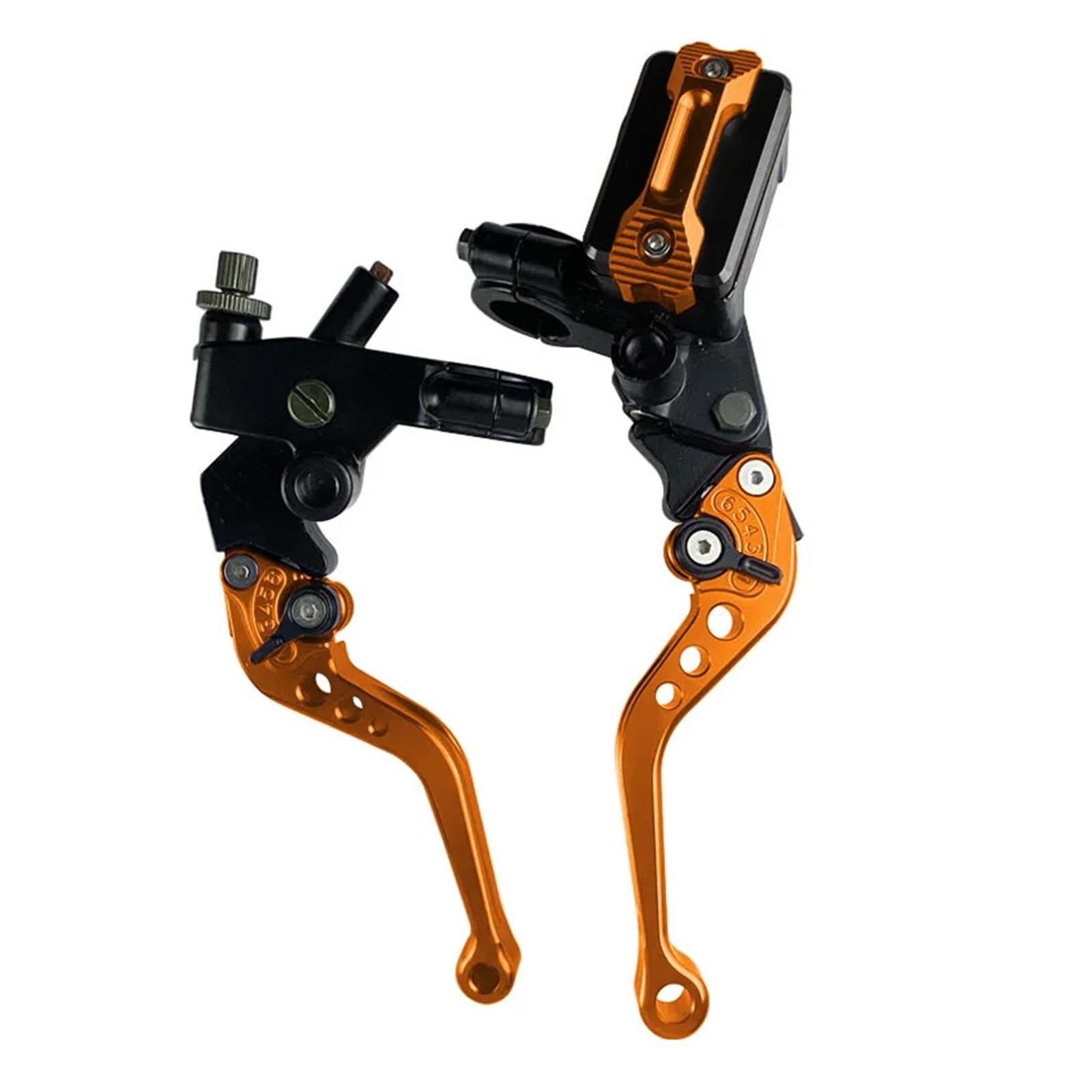 YWQJIOPM Motorcycle Brake Clutch Lever One Pair 7/8" 22mm Universal Motorcycle Brake Master Cylinder Lever Clutch Brake Clutch Handle Brake Clutch Lever