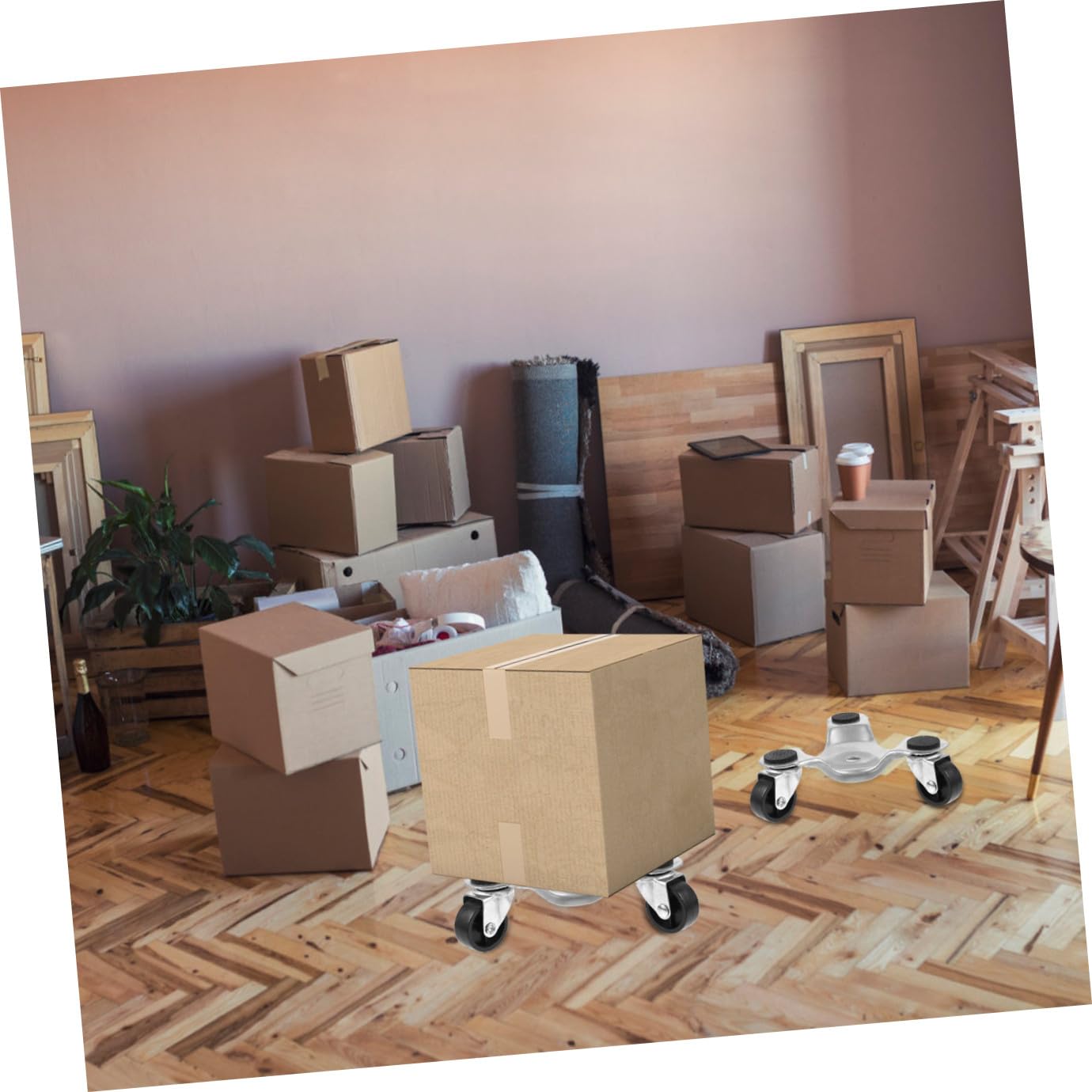 3pezzi Mover's Dolly Con Ruote Girevoli Per Spostare Mobili e Elettrodomestici Pesanti Design Unico Per Traslochi Casa e Garage