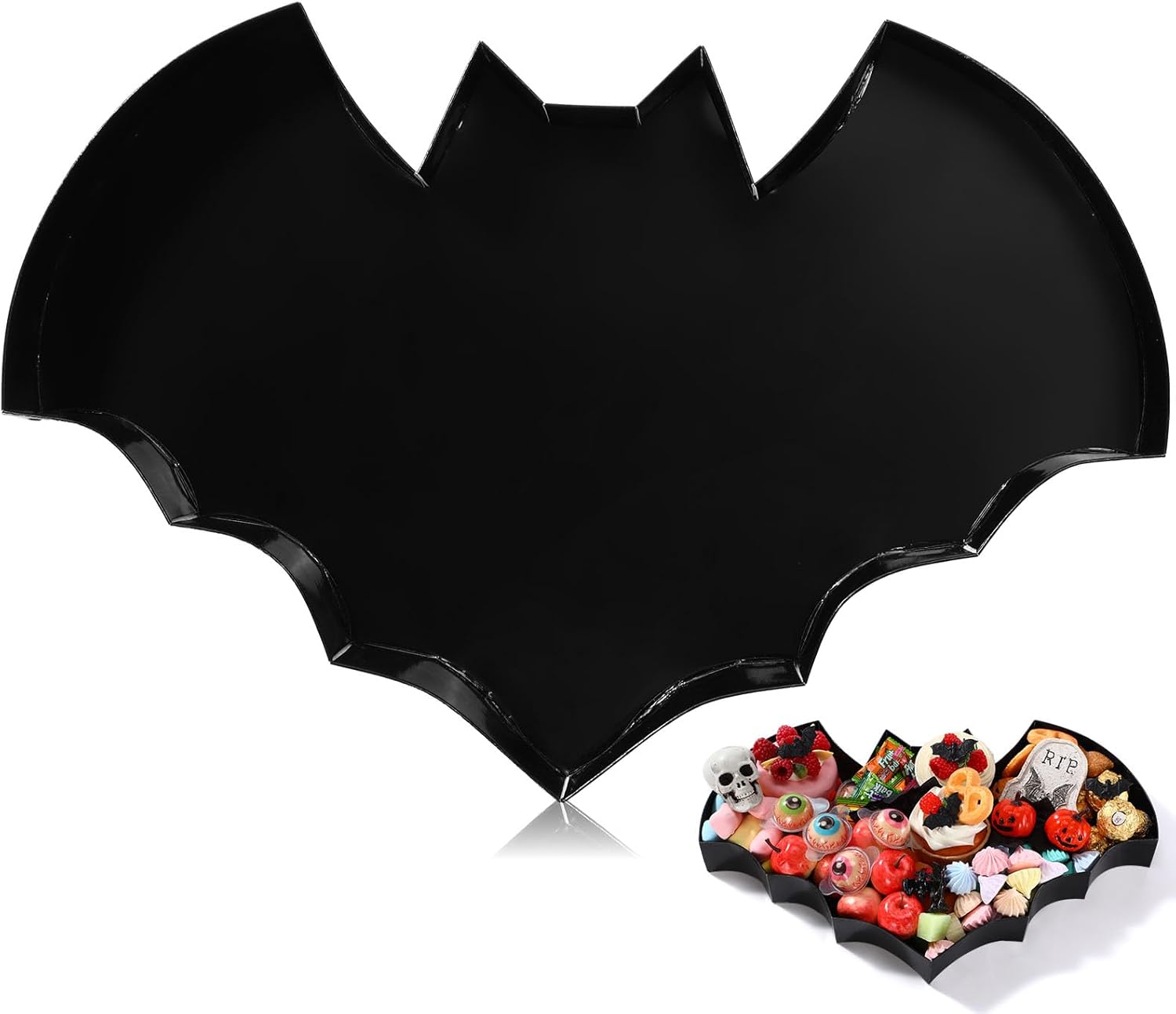 13.7'' Halloween Bat Fillable Charcuterie Tray for