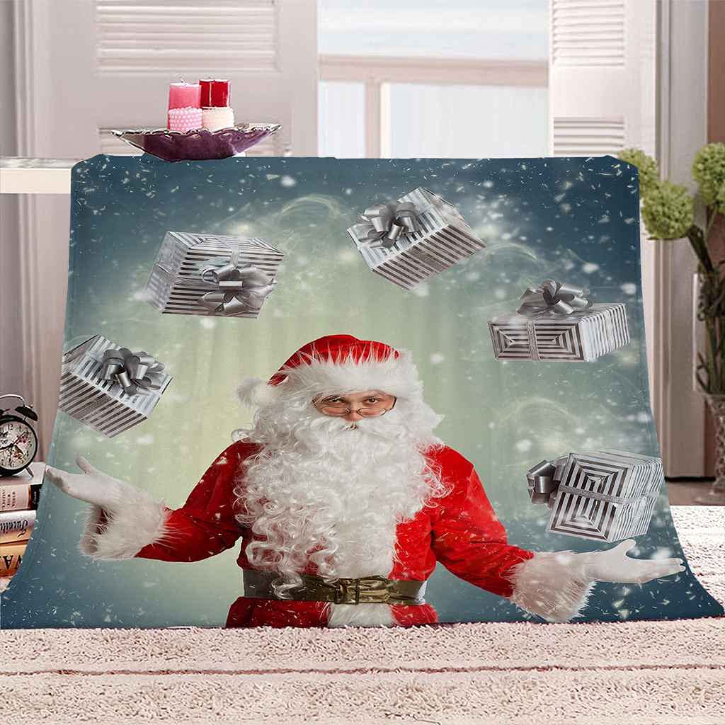 Manta Sofa De Franela 180x200cm Suave Acogedora Y Cálida Ideas Navideñas Impresa En 3D Microfibra Mantas para Cama,Regalo para Niños,Bebe,Adultos,Cama,TV Sala Sofá Y Viajes