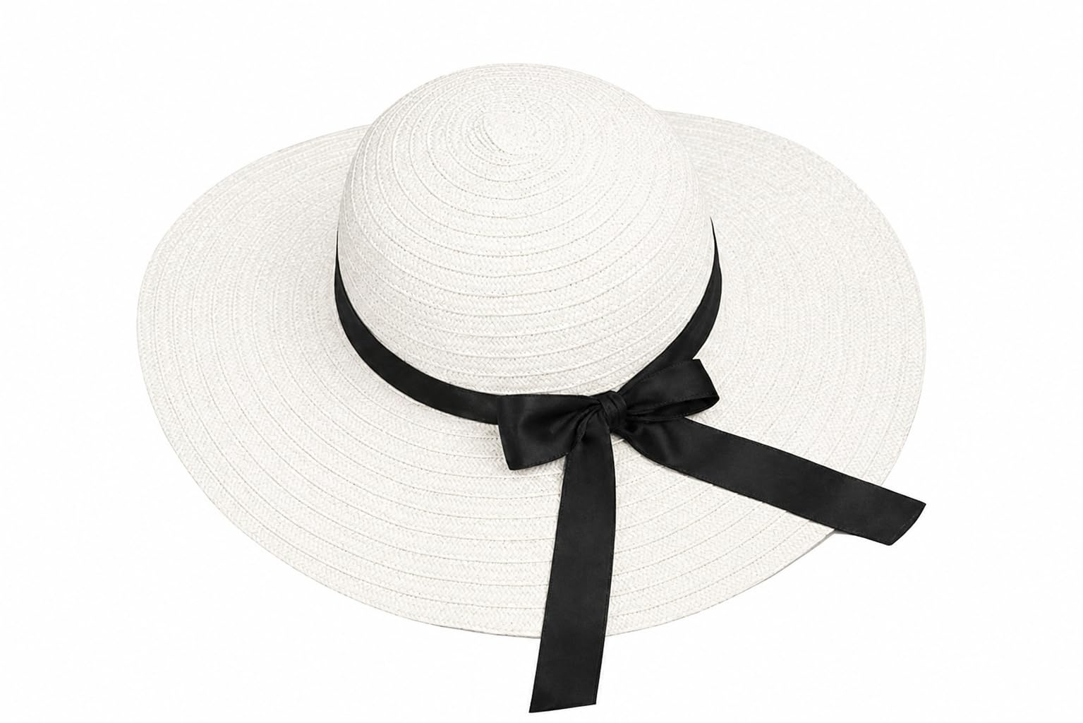 Summer Medium Brim Floppy Beach Straw Hats for Women-image-34