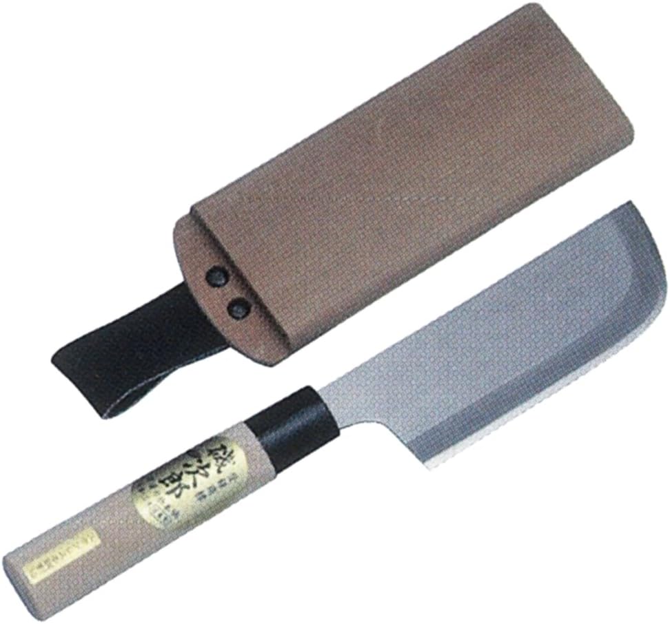 ドウカン Dokan Isojiro DK691 Stainless Steel Double Edged Harvest Knife (Yasugi White Steel)