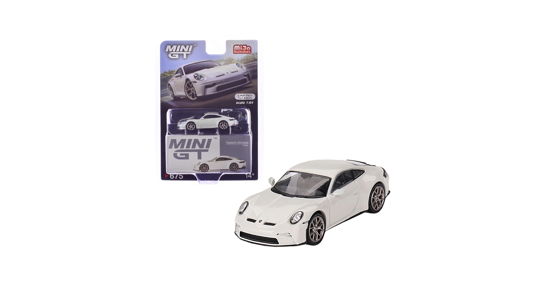 MINI GT Porsche 911 GT3 Touring アガテグレー Mini GT Porsche 911 GT3 Touring Gray 1:64 | Shop Eigrače.com