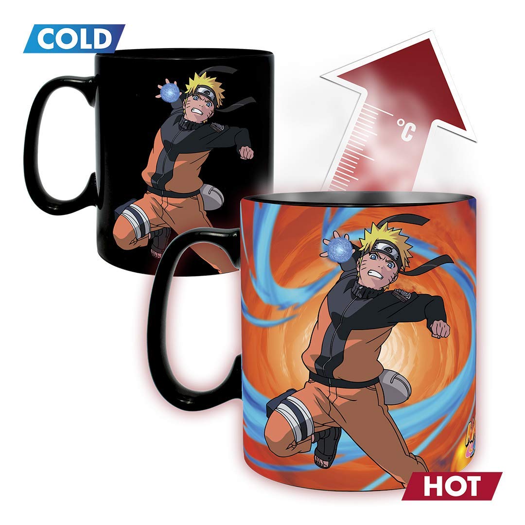 Amazon.co.jp: ABYSTYLE NARUTO - ナルト 疾風伝 ナルトとサスケ 熱