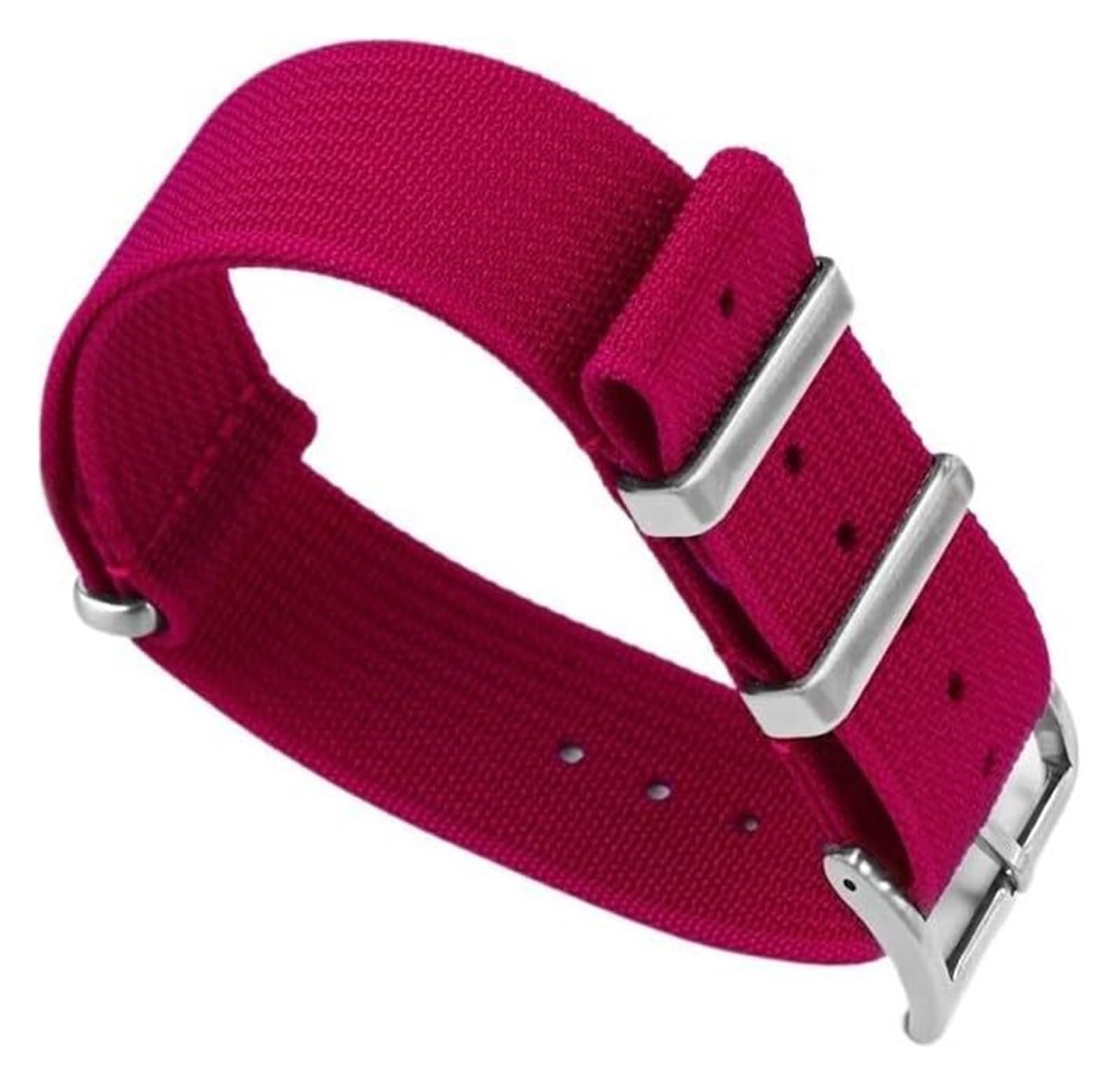 Bracelets élastiques en nylon tressé à boucle régl Bracelet de montre en Nylon 18mm 20mm 22mm, Bracelet de rechange universel for Sport, en toile