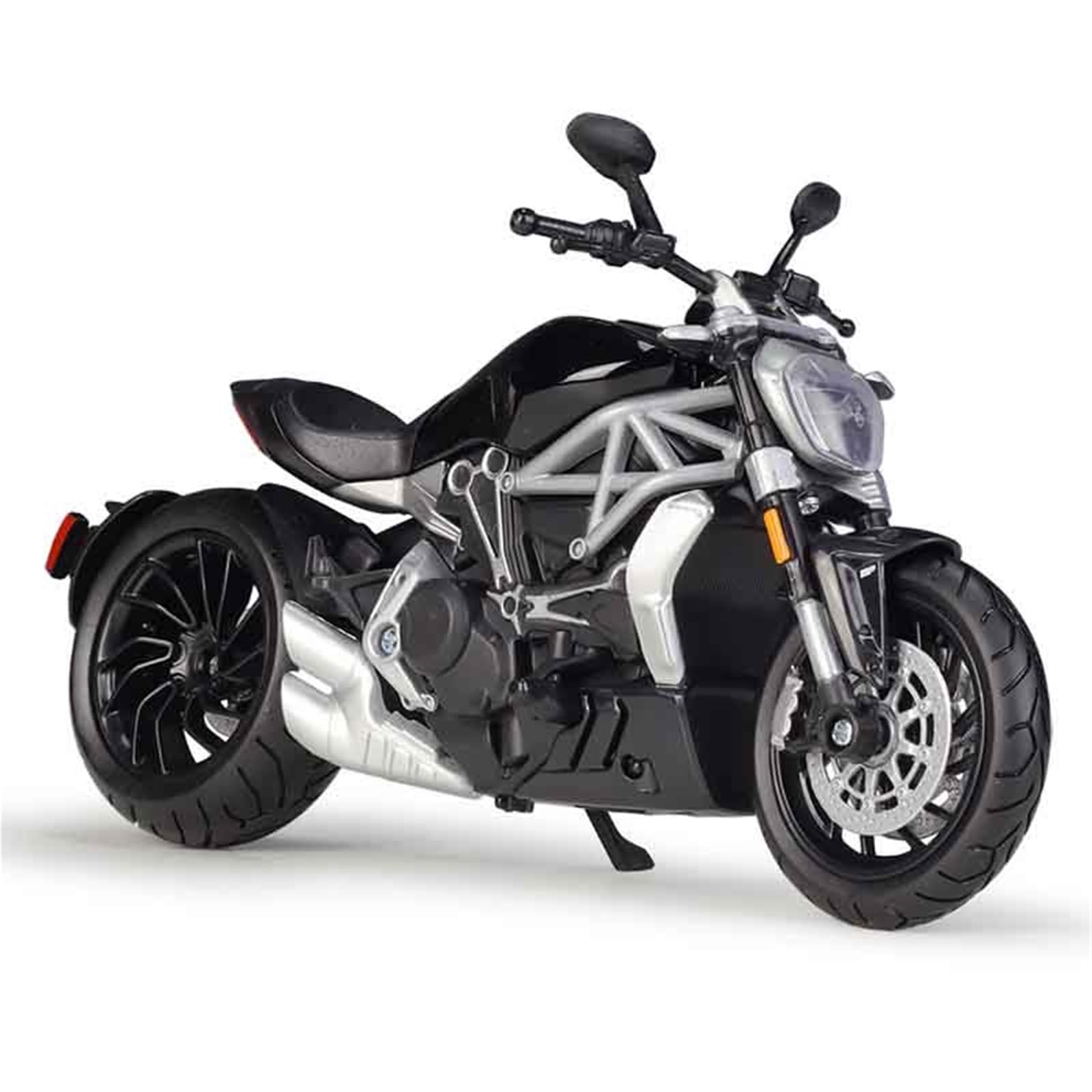 UTJUYFCGF for Ducati X Diavel S 2021 Die Cast Motorcycle Model Toy 1/12