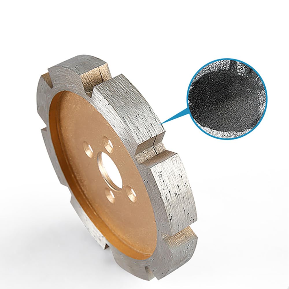 90MM Diamond Saw Blade, 3-15MM Thickened Carving Blade Stone Wall Concrete Floor Slotting Dry Cutting Sintering Grinding Blade (15MM Thickness)