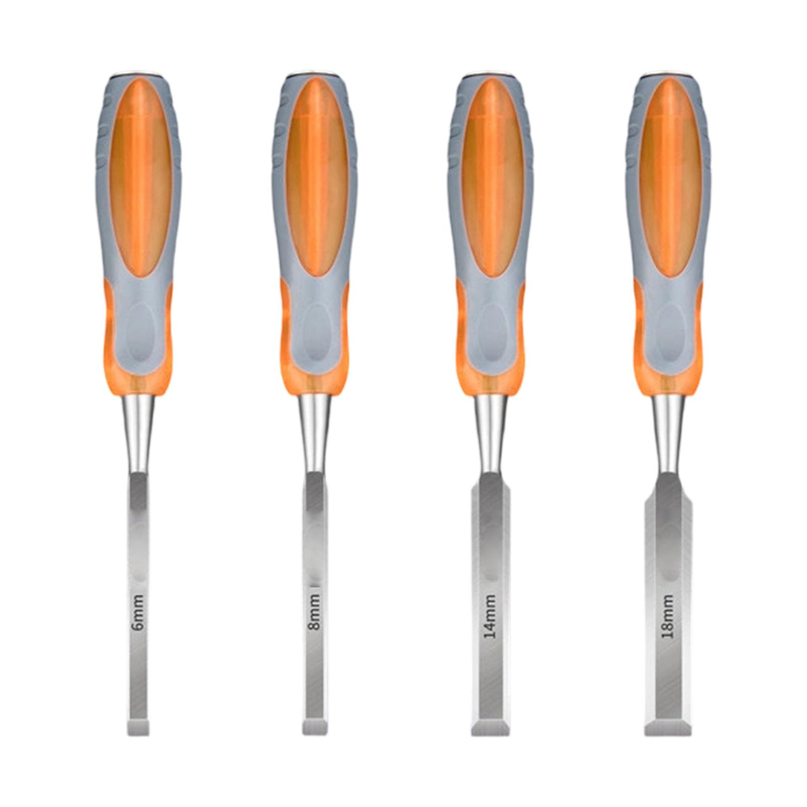 4Pcs Heavy Duty Professional Woodworking Carving Gouge Tool Bevel Multifunctional High Hardness Accessories Carving