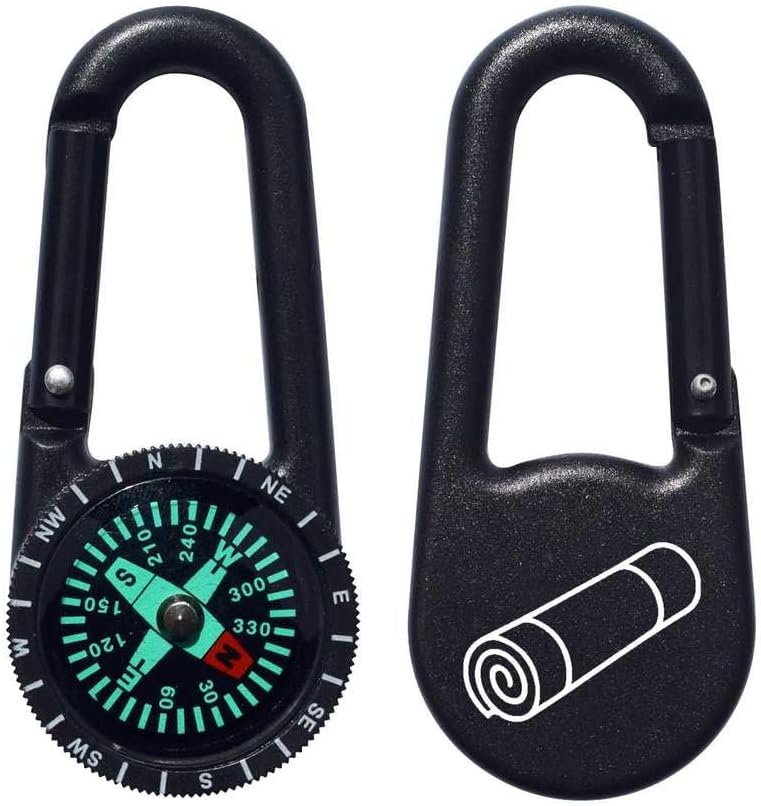 Azeeda ‘Rolled Yoga Mat’ Compass Keyring (KC00039354)
