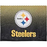 Pegasus Home Fashions Pittsburgh Steelers Two-Pack Plush Dot Pillow Protectors